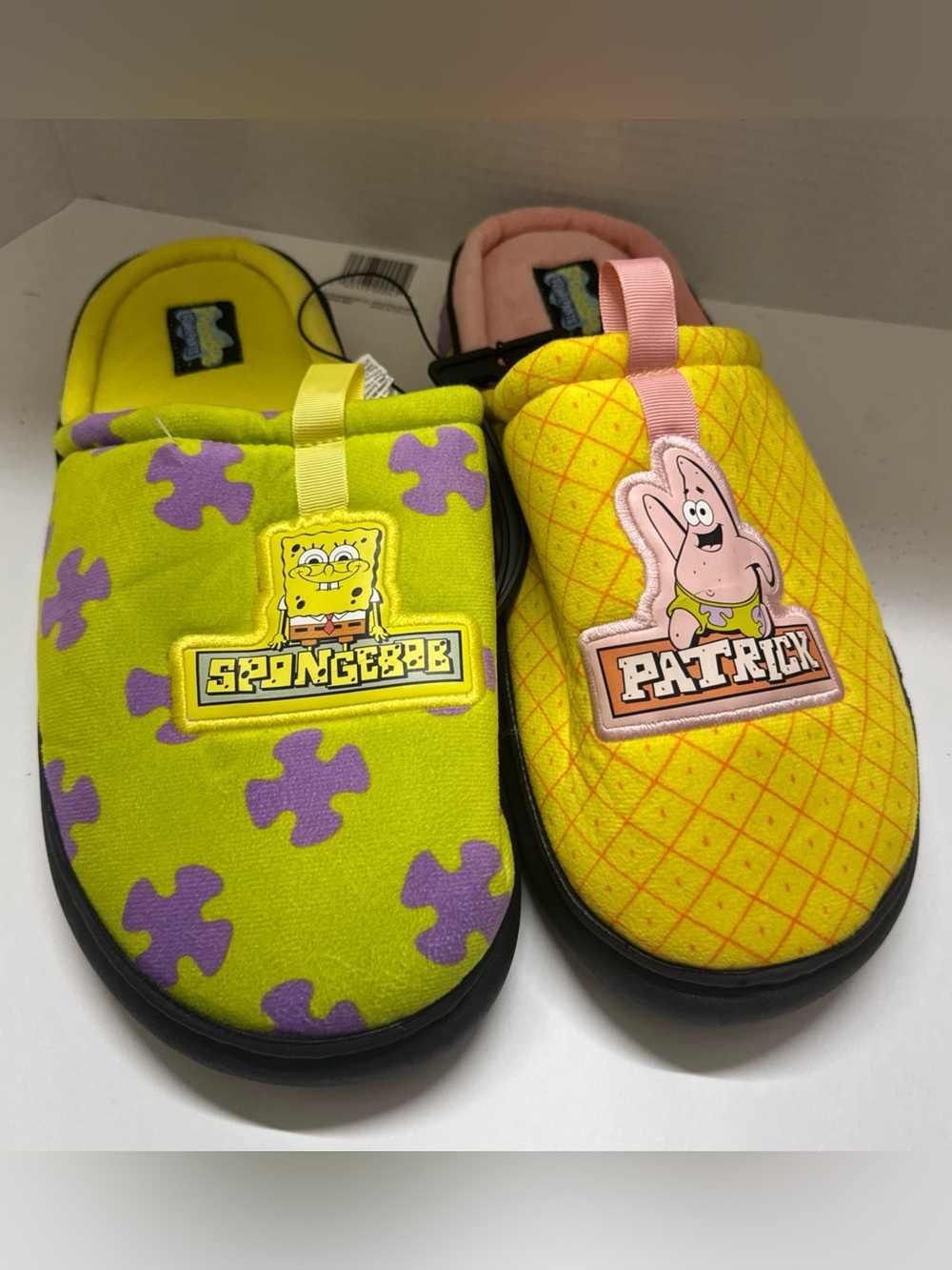 SpongeBob SquarePants & Patrick Star Men's Bounce Scuff Slippers Ground Up 13/14